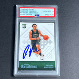 2015-16 Panini Excalibur #175 Rashad Vaughn Signed Card AUTO Grade 10 PSA Slabbed RC Bucks