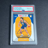 2020-21 Panini NBA Hoops #224 Elijah Hughes Signed AUTO Grade 10 PSA Slabbed RC Jazz