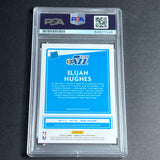 2020-21 Panini Donruss #192 Elijah Hughes Signed AUTO Grade 10 PSA Slabbed RC Jazz