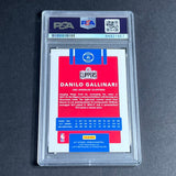 2017-18 Panini Donruss #62 Danilo Gallinari Signed AUTO 10 Grade PSA Slabbed Clippers
