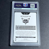 2018-19 NBA Hoops #119 Nicolas Batum Signed Card AUTO Grade 10 PSA Slabbed Hornets