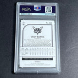 2019-20 NBA Hoops #229 Cody Martin Signed Card AUTO PSA/DNA Slabbed RC Hornets