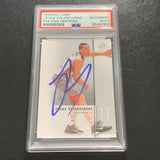 2011-12 Upper Deck Spa Basketball #39 Jonas Valanciunas Signed Card AUTO PSA Slabbed Lithuania