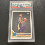 2019-20 Panini Donruss #216 Nickeil Alexander Walker Signed Card AUTO PSA Slabbed RC Pelicans