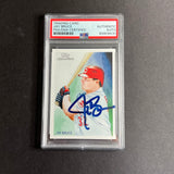 2010 Topps National Chicle #19 Jay Bruce Signed Card PSA Slabbed Auto Reds