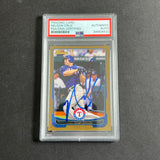 2012 Bowman #10 Nelson Cruz Signed Card AUTO PSA Slabbed Rangers