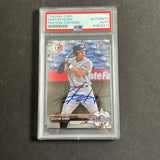 2017 Bowman 1st Draft #BD-75 Keston Hiura Signed Card PSA Slabbed Auto Brewers