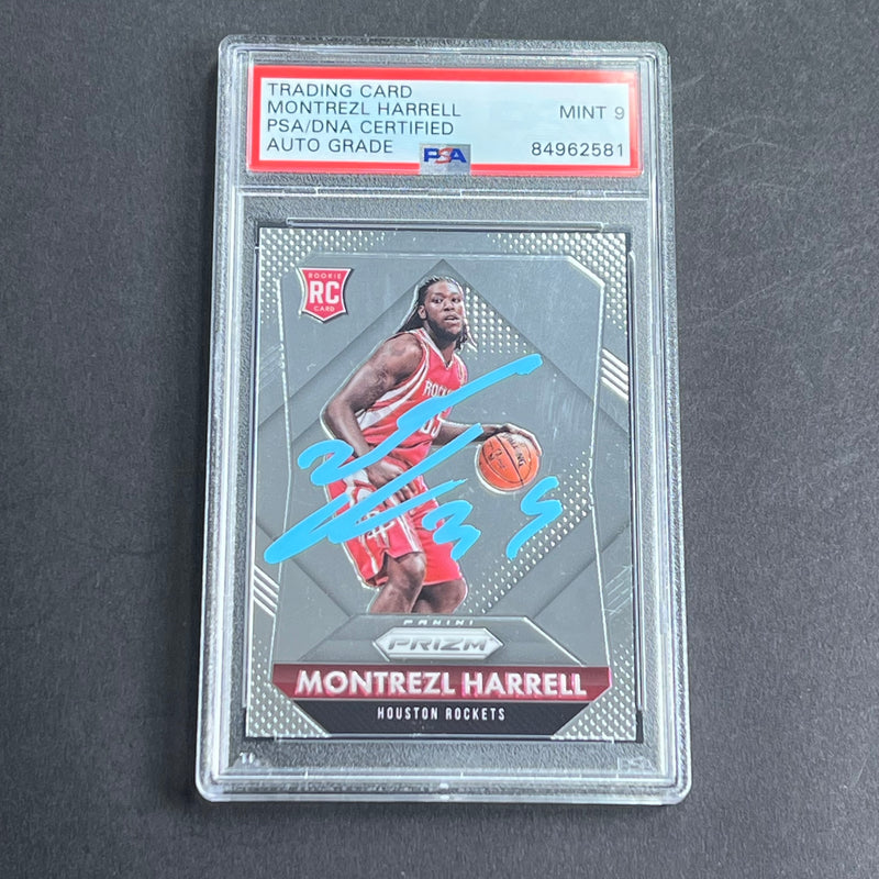 2015-16 Panini Prizm #331 Montrezl Harrell Signed Card PSA Slabbed Rockets