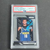 2018-19 Panini Prizm #42 JARRED VANDERBILT Signed AUTO Grade 10 PSA Slabbed RC Nuggets