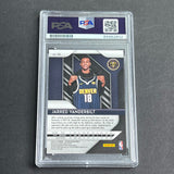 2018-19 Panini Prizm #42 JARRED VANDERBILT Signed AUTO Grade 10 PSA Slabbed RC Nuggets
