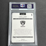 2016-17 NBA Hoops #277 Caris LeVert Signed Card AUTO PSA Slabbed Nets