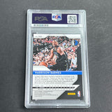2018-19 Panini Prizim #300 Harrison Barnes Signed Card AUTO Grade 10 PSA Slabbed Mavericks