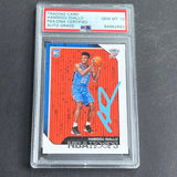 2018-19 NBA Hoops #275 Hamidou Diallo Signed Card AUTO 10  PSA Slabbed RC Thunder