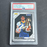 2021-22 Panini Instant #10 Kevon Looney Signed Card AUTO Grade 10 PSA Slabbed RC Warriors