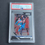 2018-2019 Panini Prizm #86 Mike Conley signed Card Auto Grade 10 PSA Slabbed Grizzlies