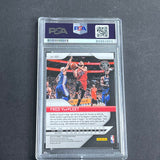 2018-19 Panini Prizm #103 Fred VanVleet Signed Card AUTO 10 PSA Slabbed Raptors