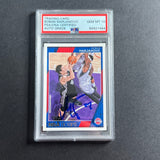 2016-17 NBA Hoops #233 Boban Marjanovic signed Auto 10 Card PSA/DNA Slabbed Pistons