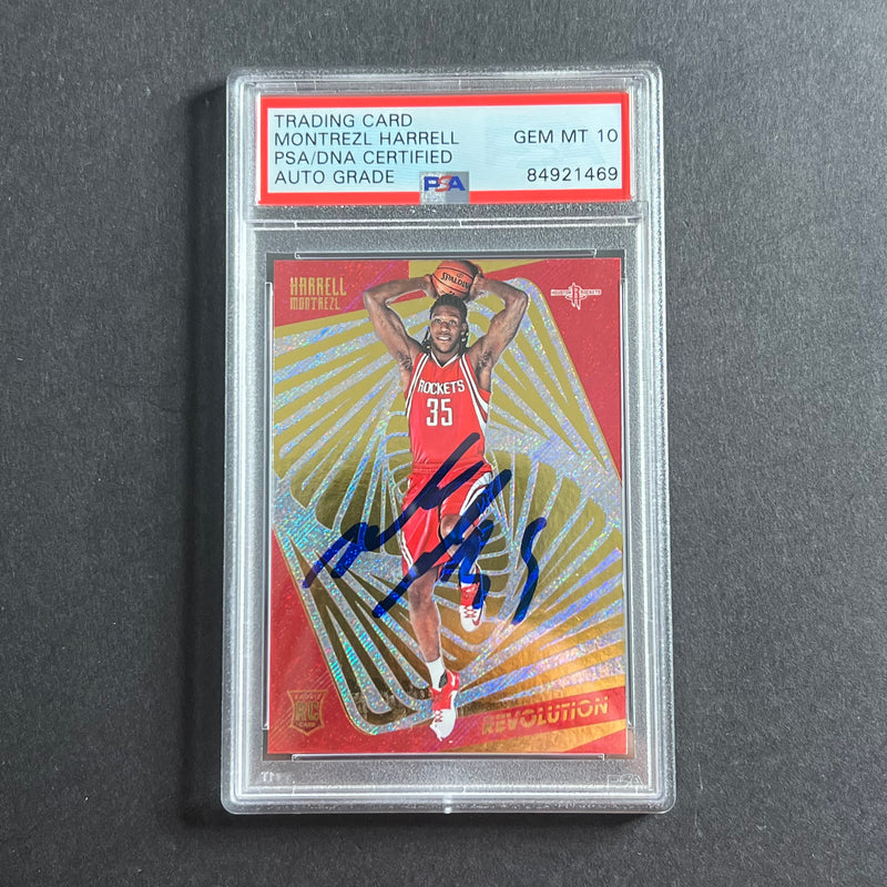 2015-16 Panini Revolution #148 Montrezl Harrell Signed Card AUTO 10 PSA Slabbed Rockets