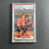 1993-94 Fleer #123 Rex Walters Signed Card AUTO PSA Slabbed Nets