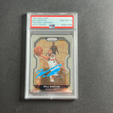 2020-21 Panini Prizm #79 Will Barton Signed Card AUTO 10 PSA Slabbed Nuggets