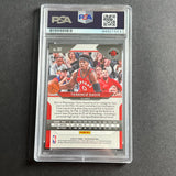 2021-22 Panini Prizm #197 Terence Davis Signed Card AUTO 10 PSA Slabbed RC Raptors