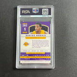 2012-13 Panini Basketball #282 Darius Morris Signed AUTO 10 PSA Slabbed Lakers