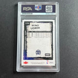 2008-09 NBA Fleer #170 Beno Udrih Signed Card AUTO PSA Slabbed Kings