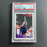 2009-10 Topps Basketball #302 Kosta Koufos signed Card Auto PSA Slabbed Jazz