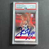 2012-13 Panini Prestige #148 Thaddeus Young Signed Card AUTO PSA Slabbed 76ers