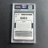 2015-16 NBA Hoops #65 Alec Burks Signed Card AUTO PSA Slabbed Jazz