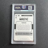 2015-16 NBA Hoops #106 Nikola Mirotic Signed Card AUTO PSA Slabbed Bulls