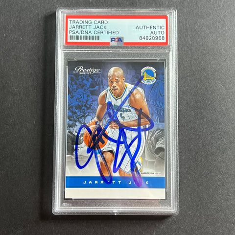 2012-13 Panini Prestige #77 Jarrett Jack Signed Card AUTO PSA Slabbed Warriors