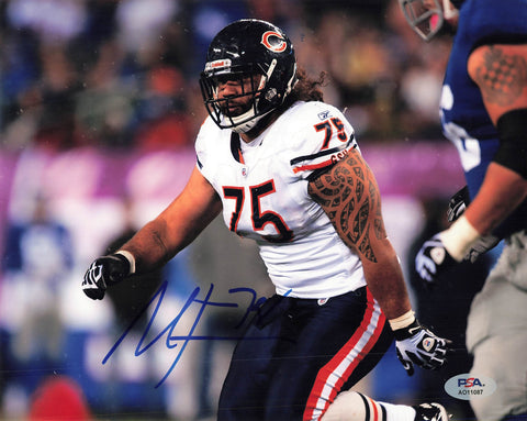 Matt Toeaina signed 8x10 photo PSA/DNA Autographed Bears