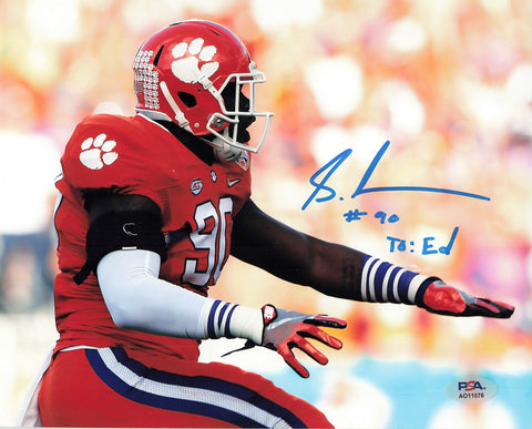 Shaq Lawson signed 8x10 photo PSA/DNA Clemson Tigers Autographed