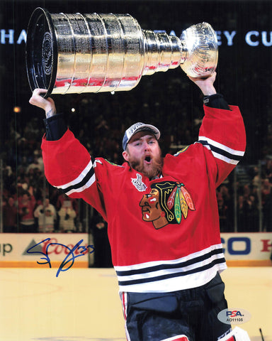 SCOTT DARLING signed 8x10 Photo PSA/DNA Chicago Blackhawks Autographed