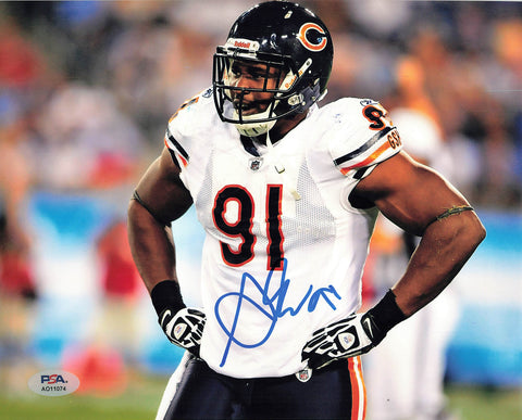 Amobi Okoye Signed 8x10 photo PSA/DNA Chicago Bears Autographed