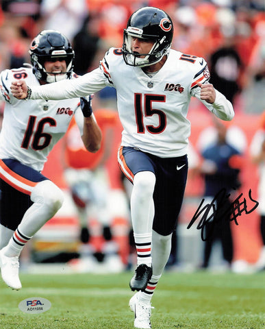 Eddy Pineiro Signed 8x10 photo PSA/DNA Chicago Bears Autographed