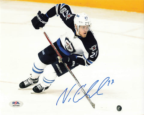 NIKOLAJ EHLERS signed 8x10 Photo PSA/DNA Winnipeg Jets Autographed