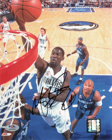 Michael Finley signed 8x10 photo PSA/DNA Dallas Mavericks Autographed