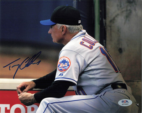 TERRY COLLINS signed 8x10 photo PSA/DNA New York Mets Autographed