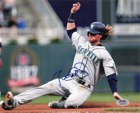 Ben Gamel signed 8x10 photo PSA/DNA Seattle Mariners Autographed