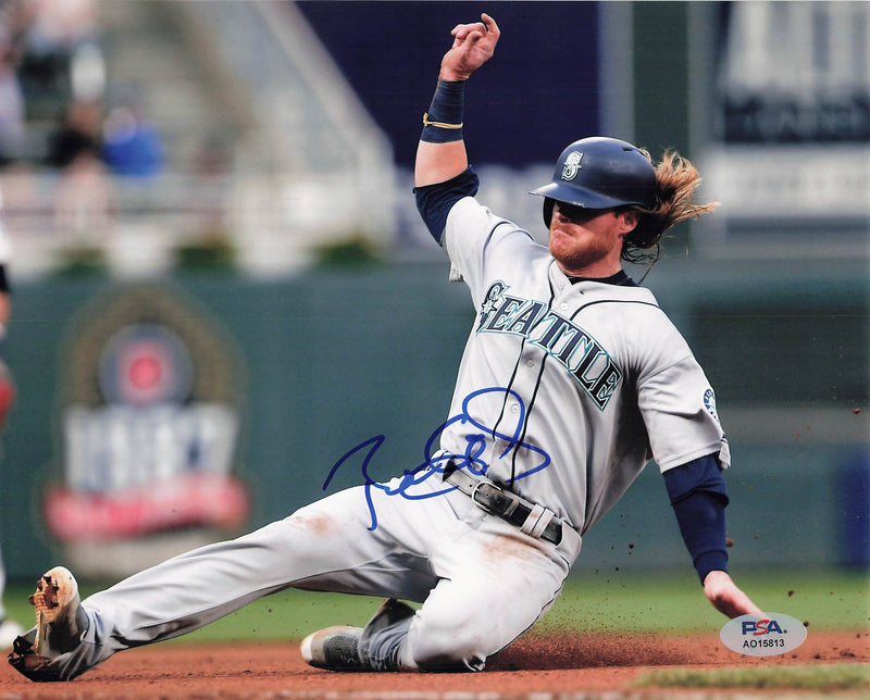 Ben Gamel signed 8x10 photo PSA/DNA Seattle Mariners Autographed