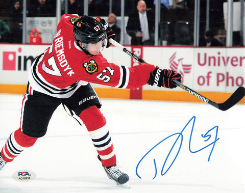 James Van Riemsdyk signed 8x10 photo PSA/DNA Autographed Chicago Blackhawks