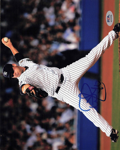 PHIL COKE signed 8x10 photo PSA/DNA New York Yankees Autographed