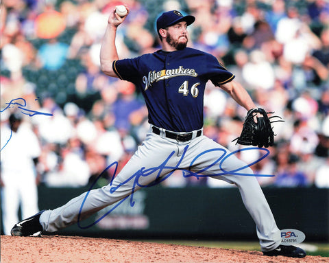 COREY KNEBEL signed 8x10 photo PSA/DNA Milwaukee Brewers Autographed