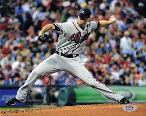 ALEX WOOD signed 8x10 photo PSA/DNA Atlanta Braves Autographed