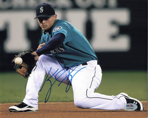 Kyle Seager signed 8x10 photo PSA/DNA Seattle Mariners Autographed