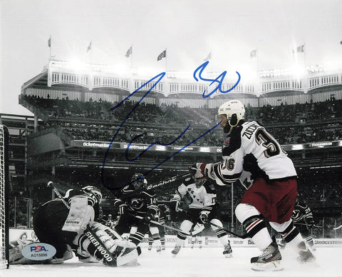 MATS ZUCCARELLO signed 8x10 photo PSA/DNA Autographed New York Rangers