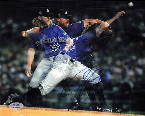 JON GRAY signed 8x10 photo PSA/DNA Colorado Rockies Autographed