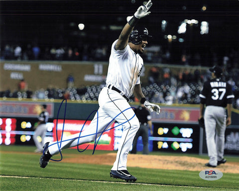 Jeimer Candelario signed 8x10 photo PSA/DNA Detroit Tigers Autographed